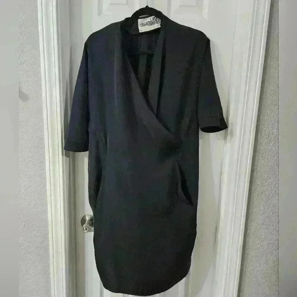 Rogan Kimono Faux Wrap Blousy Dress